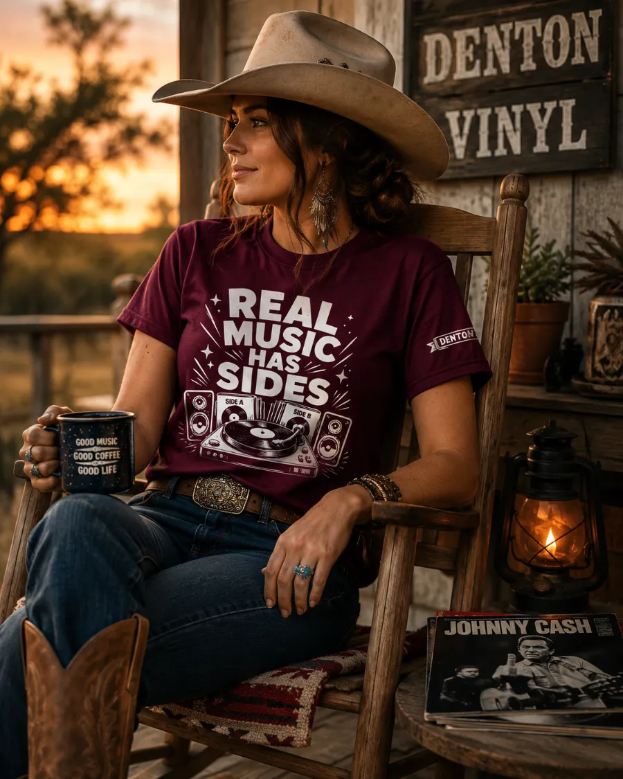 Real Music has Sides T-shirt