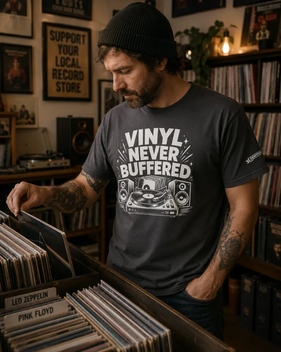 Vinyl Never Buffered T-shirt